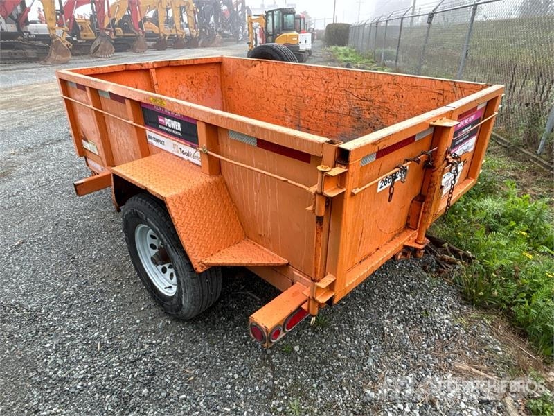 Miska 58 8 ft 6 in S/A Dump Utility Trailer Remorque benne