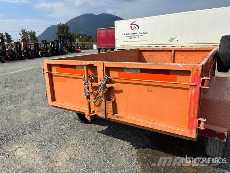 Miska 610 10 ft T/A Dump Utility Trailer Tipphengere