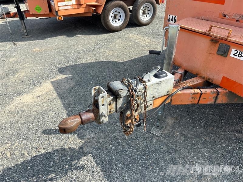 Miska 610 10 ft T/A Dump Utility Trailer Tipphengere