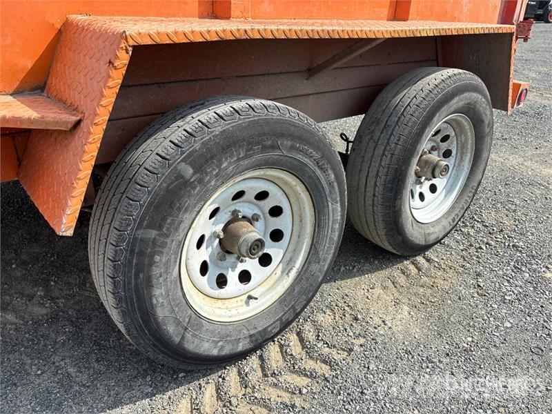 Miska 610 10 ft T/A Dump Utility Trailer Tipphengere
