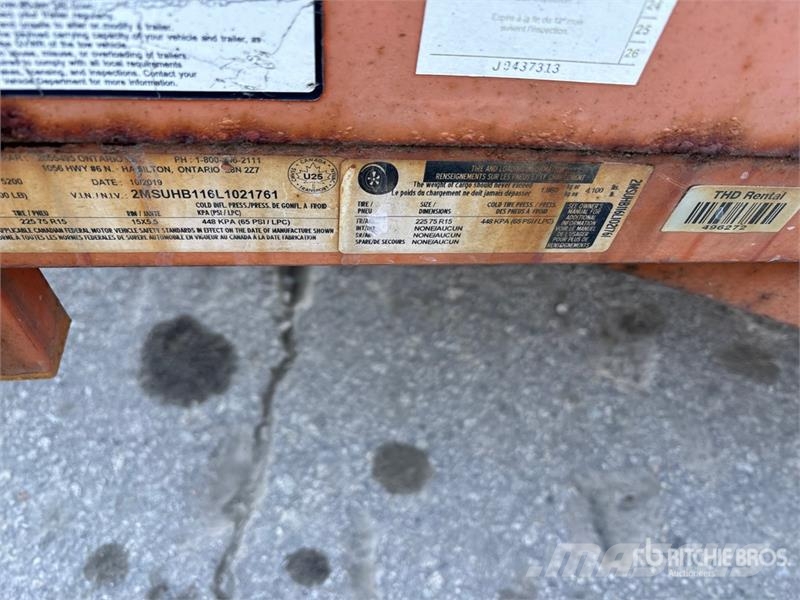  Miska CA58U 5 ft Utility Trailer مقطورات أخرى