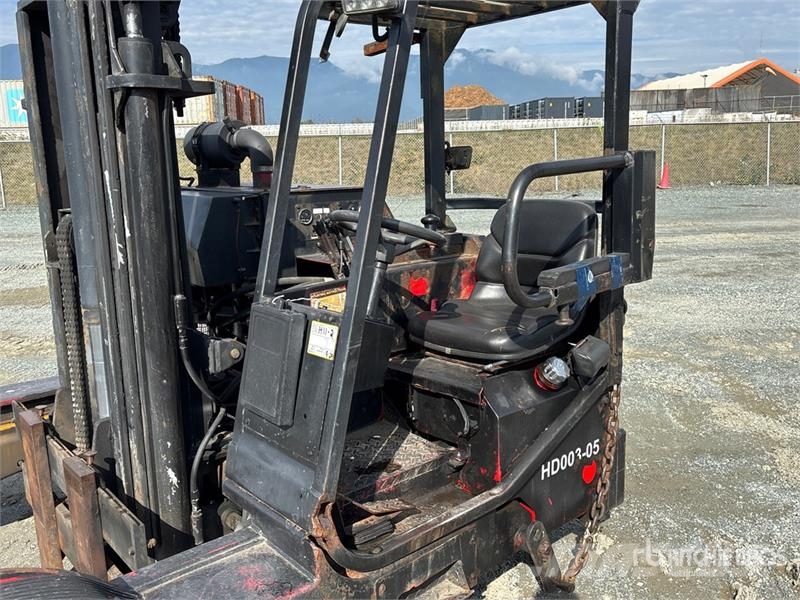  Mofett M9 6100 lb 3x3 Truck Mounted Forklift Medbringertruck