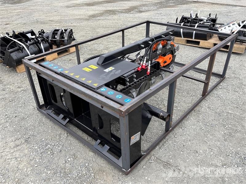 Mower King ECSSCT72 60 in Skid Steer Trencher (Unu Kædegravere