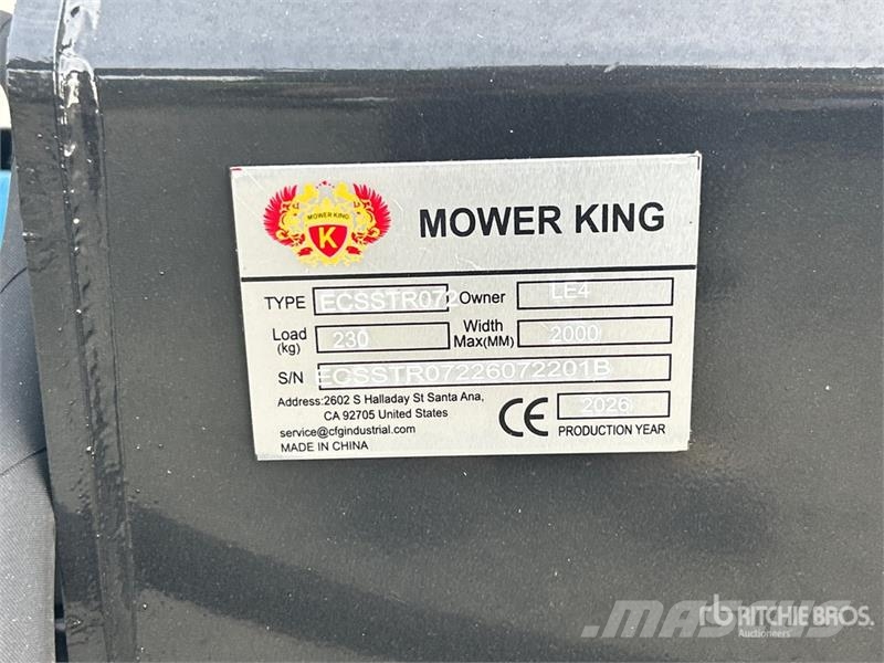  Mower King ECSSTR072 72 in Skid Steer Tiller (Unus Grades mecânicas e moto-cultivadores
