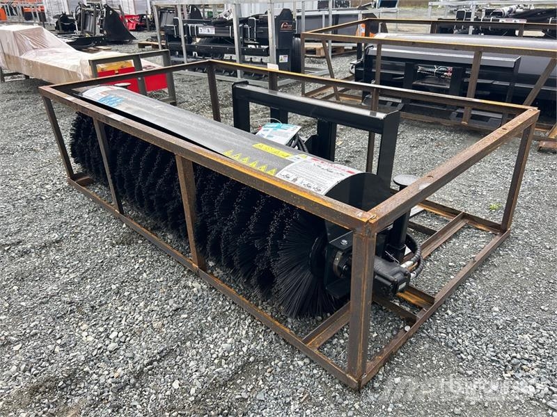 Mower King SSAB72 72 in Skid Steer Broom (Unused) Brushes