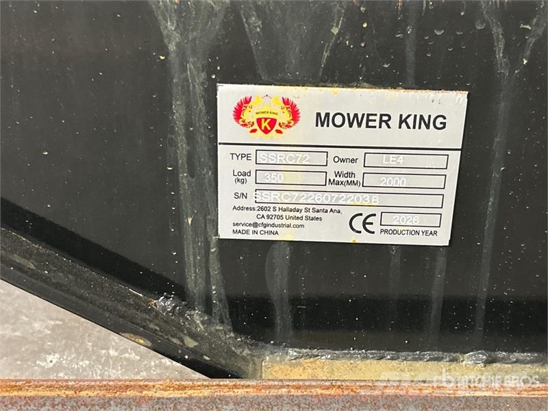 Mower King SSRC 72 in Skid Steer Brush Cutter (Unu 牽引式モア/芝刈り機