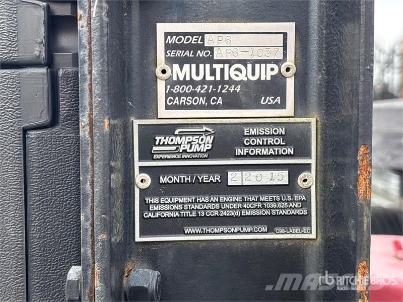 MultiQuip AP6 Skid-Mounted Water Pump Vízpumpák