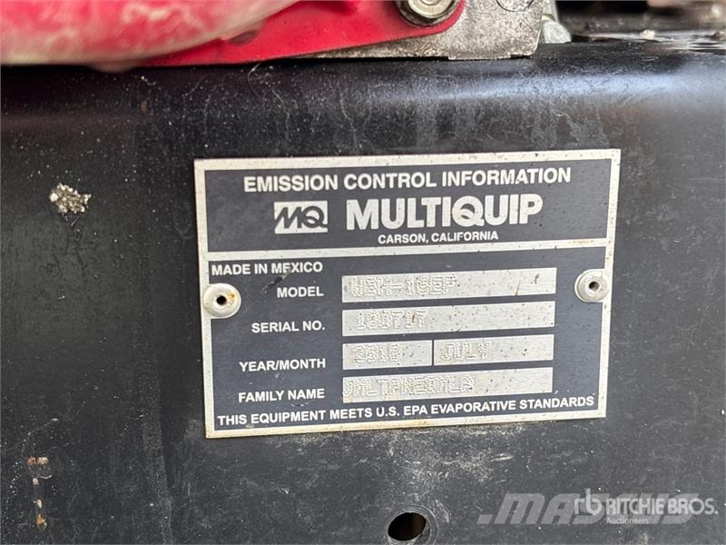 MultiQuip WBH-16EF Concrete spares & accessories