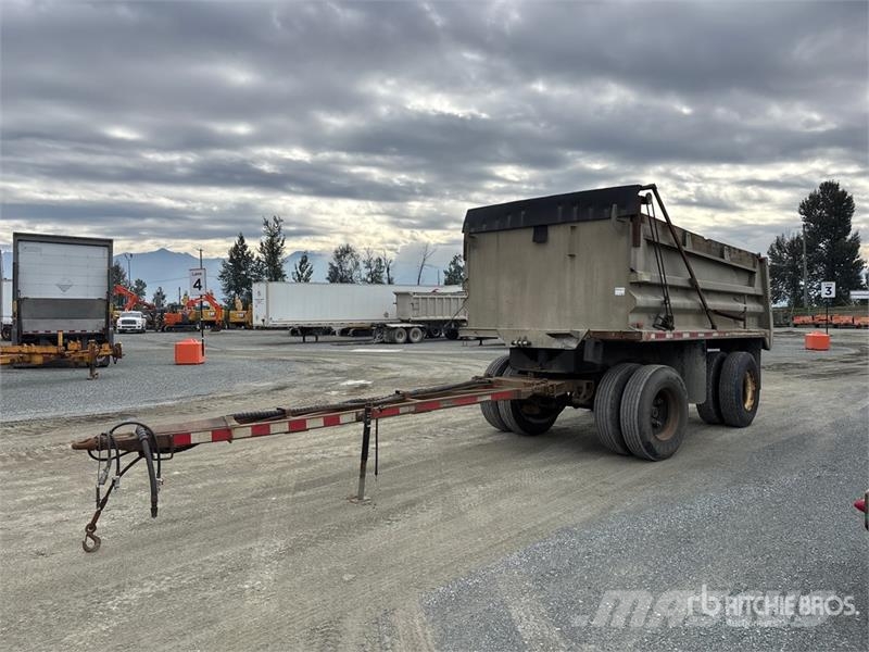 Nahanni 14 ft T/A Turntable Pup Dump Trailer Самоскиди