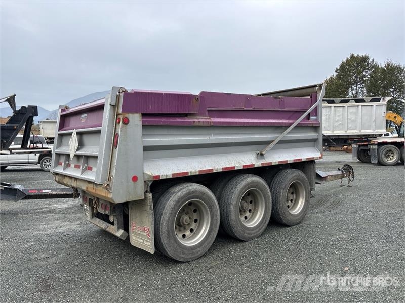 Nahanni 16 ft Tri/A Drawbar Pup Pup Dump Trailer Самосвальные прицепы