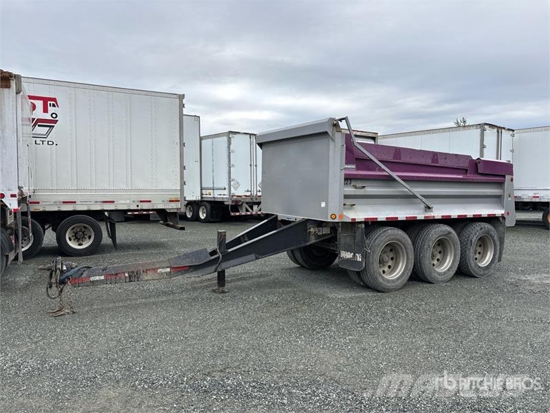 Nahanni 16 ft Tri/A Drawbar Pup Pup Dump Trailer Самосвальные прицепы