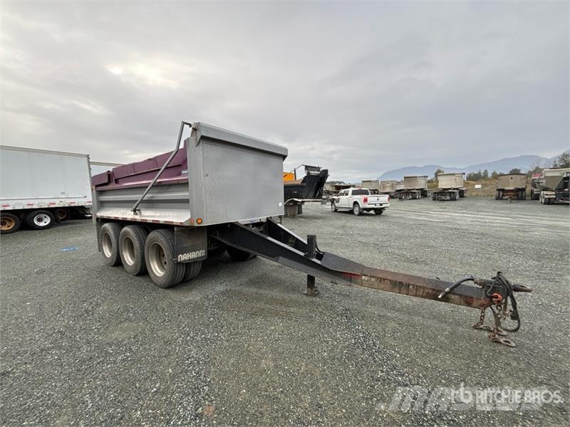 Nahanni 16 ft Tri/A Drawbar Pup Pup Dump Trailer Самосвальные прицепы