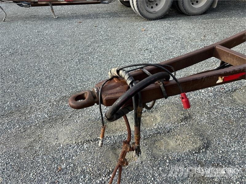 Nahanni NE40 14 ft T/A Turntable Pup Pup Dump Trai Remorque benne