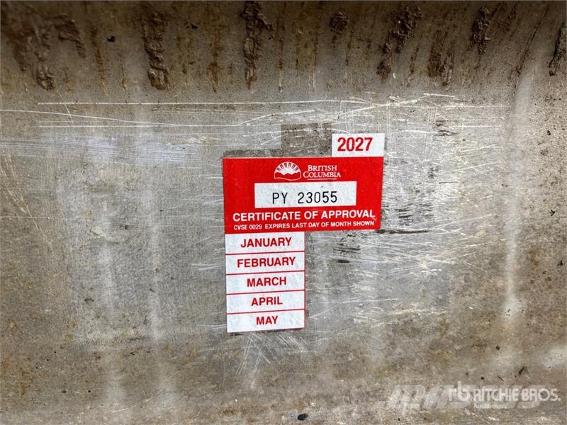 Nahanni NE40 14 ft T/A Turntable Pup Pup Dump Trai Remorque benne