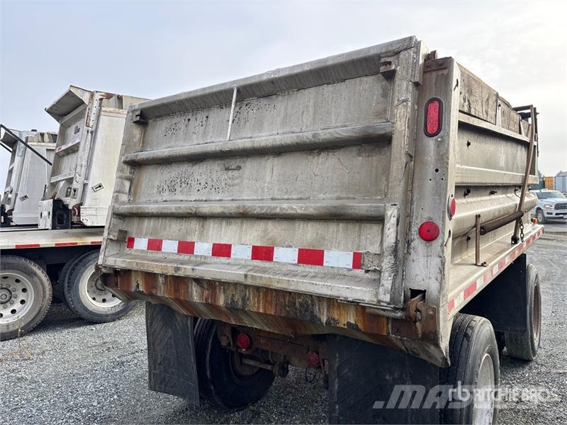Nahanni NE40 14 ft T/A Turntable Pup Pup Dump Trai Remorque benne