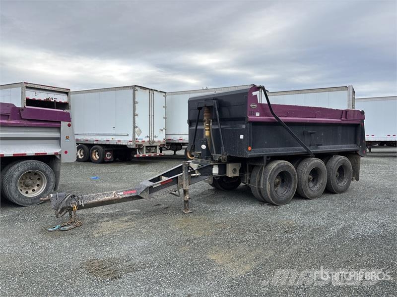 Peak 16 ft Tri/A Pup Dump Trailer Kiperi prikolice