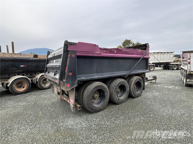 Peak 16 ft Tri/A Pup Dump Trailer Kiperi prikolice