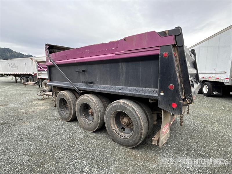 Peak 16 ft Tri/A Pup Dump Trailer Kiperi prikolice
