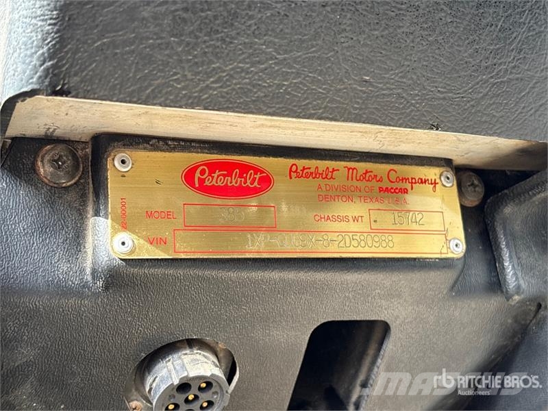 Peterbilt 385 Camion con sponde ribaltabili