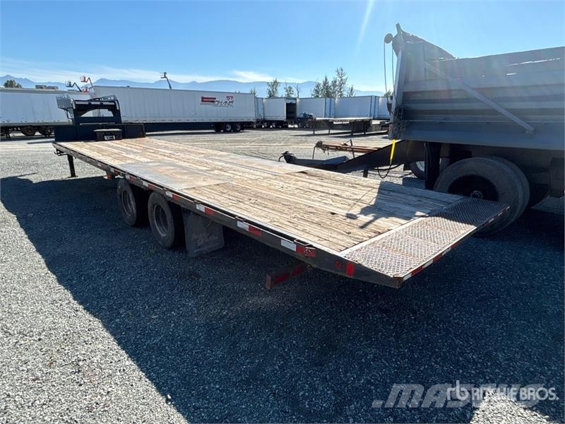 Precision Husky FG30F 32 ft T/A Gooseneck Tilt Deck Trailer Incarcator agabaritic