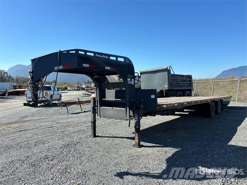 Precision Husky FG30F 32 ft T/A Gooseneck Tilt Deck Trailer Incarcator agabaritic