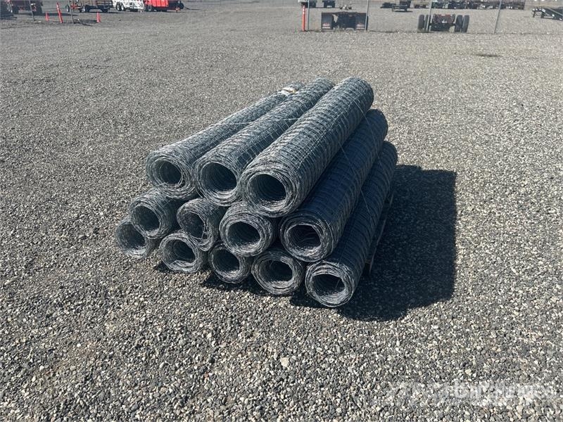 Quantity of (12) 6 ft x 3 ft Rolls of Deer Fencing Fencing equipment