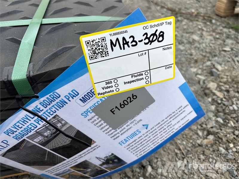 Quantity of (12) SKLP SK-LJB12 94 in x 47 in Poly Transport - Inne