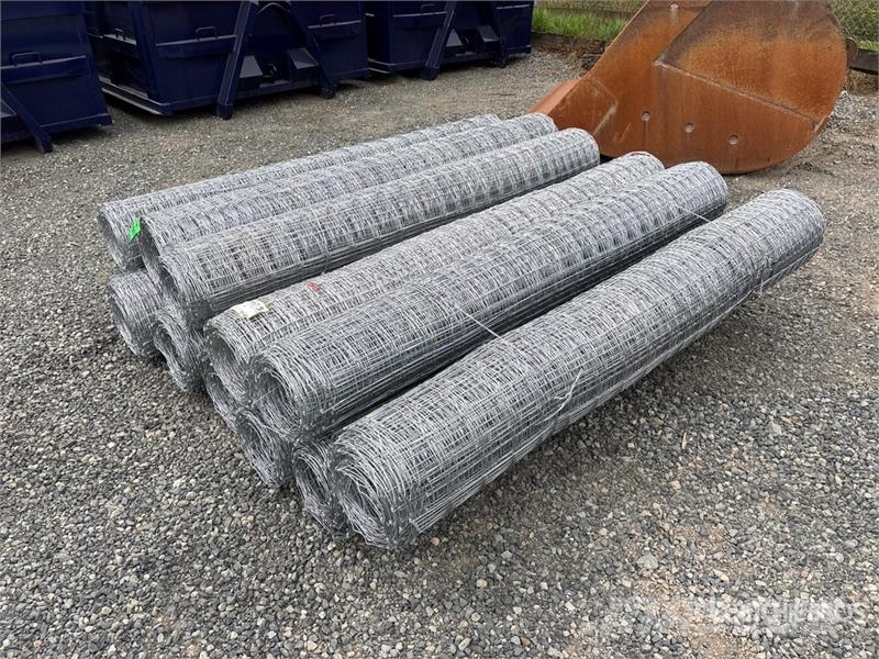  Quantity of (12) x 6 ft Deer Fence 12 Gauge Galvan Gårds‐husdyr gjerder