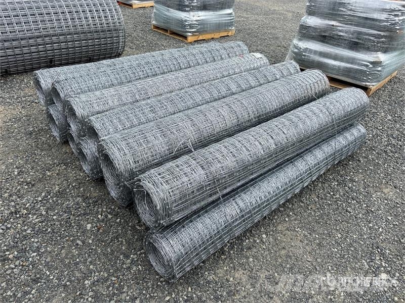  Quantity of (12) x 6 ft Deer Fence 12 Gauge Galvan Gårds‐husdyr gjerder