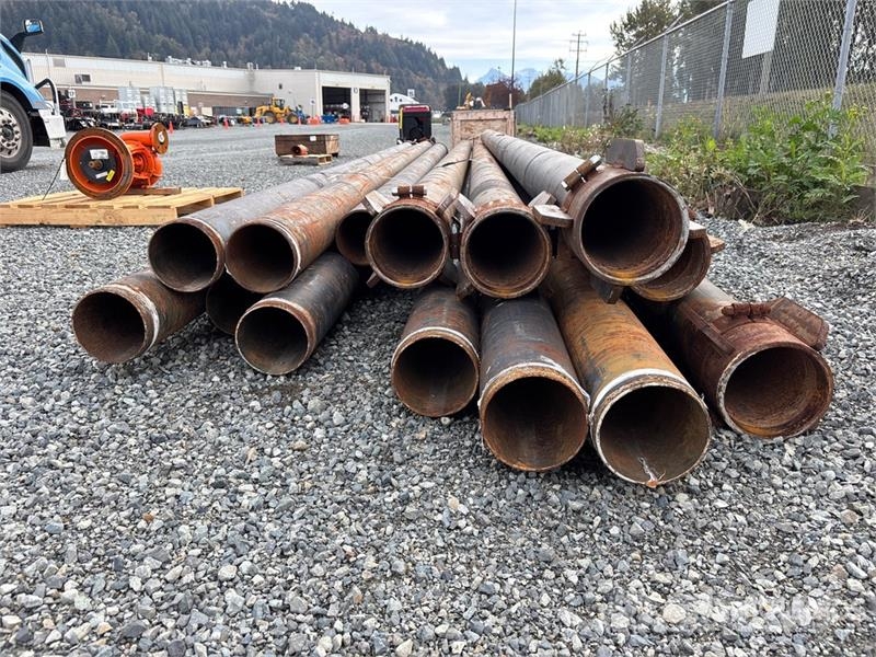 Quantity of (14) 6 in x 21 ft Schedule 40 Pipe Verricelli, paranchi e sollevatori per materiali