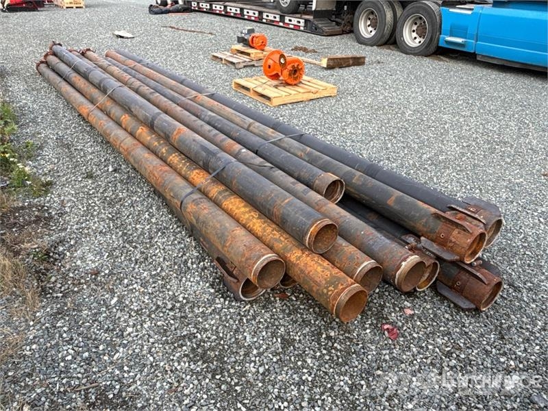 Quantity of (14) 6 in x 21 ft Schedule 40 Pipe Verricelli, paranchi e sollevatori per materiali