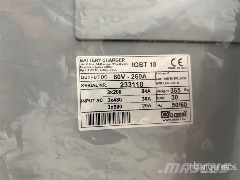 Quantity of (2) Bassi Labs IGBT 18 Battery Charger Şarj cihazları