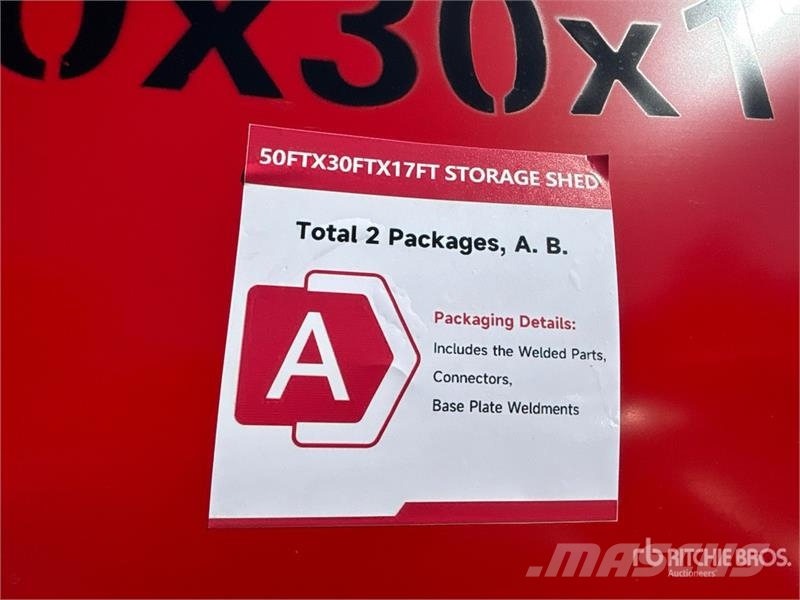  Quantity of (2) Boxes of  SKLP SK-S5030 30 ft x 50 المباني الإطار الصلب