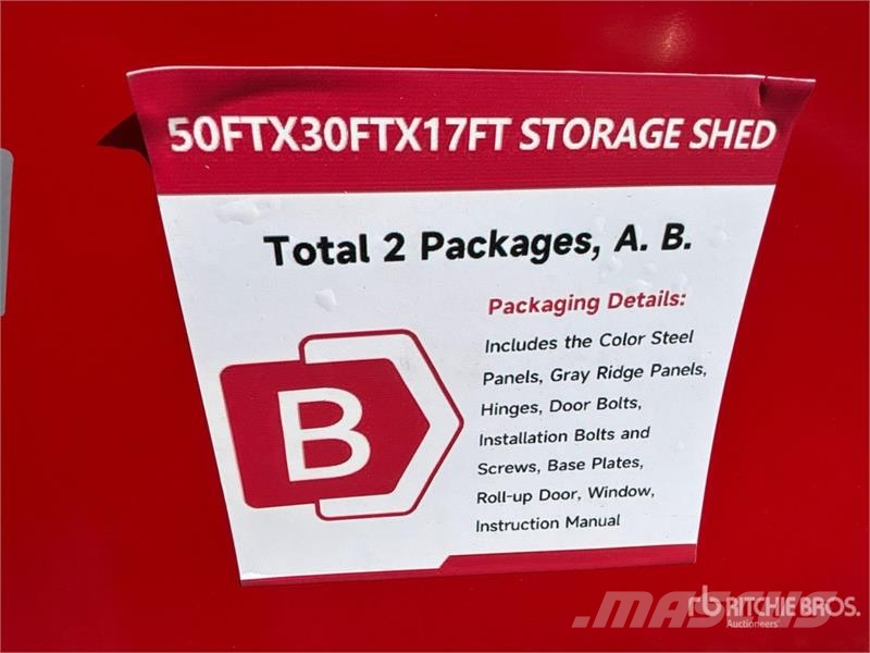  Quantity of (2) Boxes of  SKLP SK-S5030 30 ft x 50 المباني الإطار الصلب