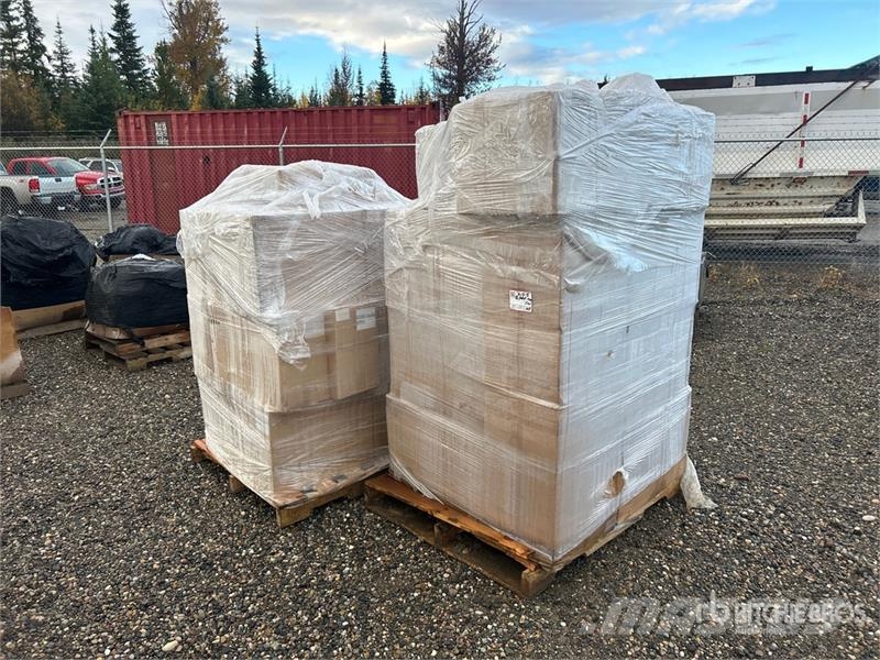 Quantity of (2) Pallet of Stainless Steel Exhaust Diger parçalar