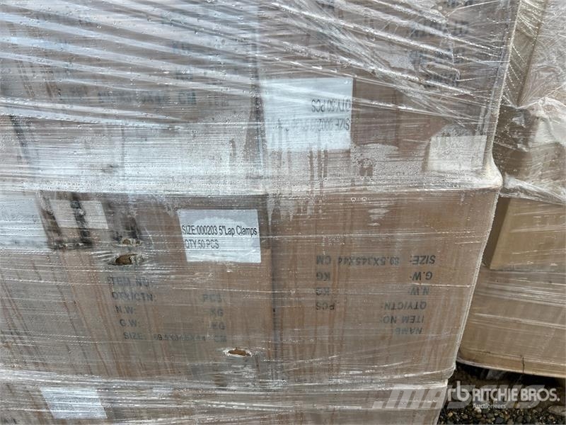 Quantity of (2) Pallet of Stainless Steel Exhaust Diger parçalar