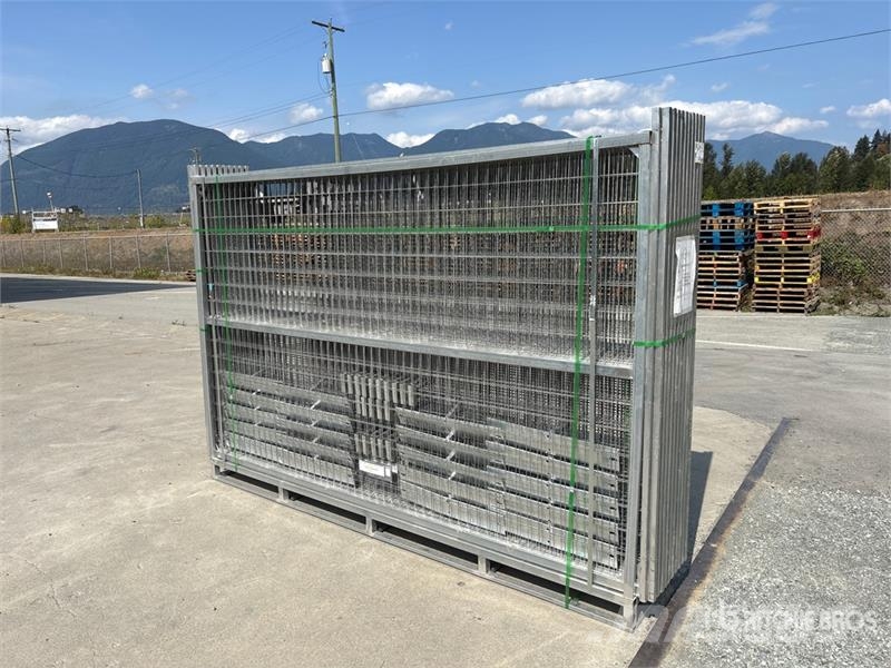 Quantity of (20) 9 ft 2 in x 5 ft 8 in Galvanized Drugi deli