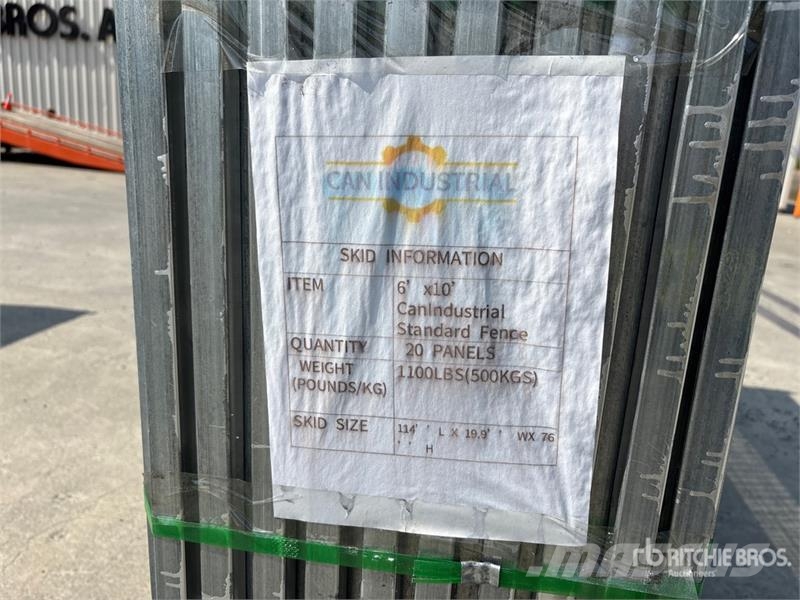  Quantity of (20) 9 ft 2 in x 5 ft 8 in Galvanized  Drugi deli