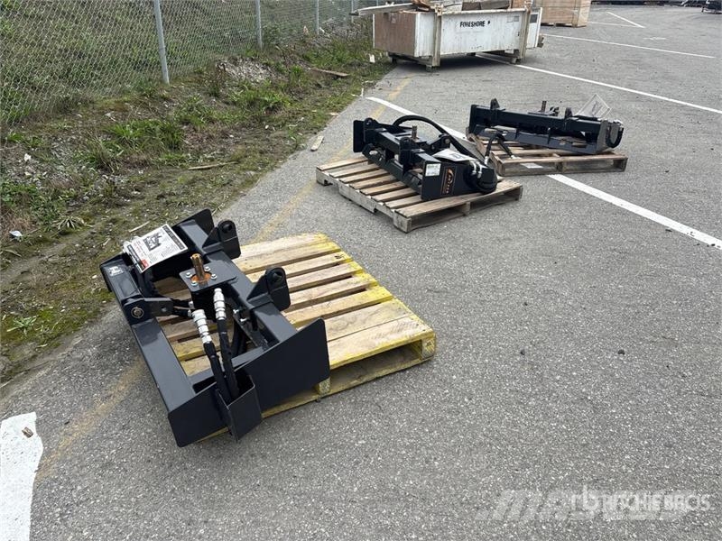 Quantity of (3) ARTEER PHA-2C-3 Skid Steer 3-Poin Andre komponenter