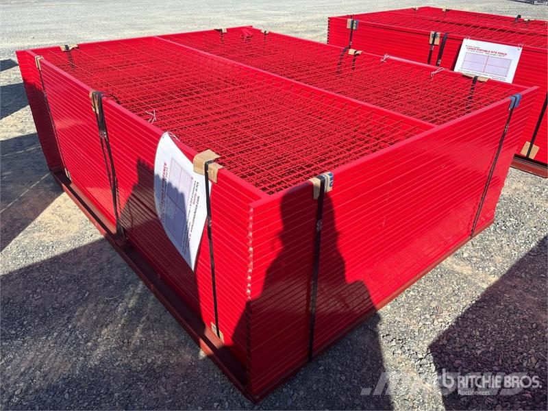  Quantity of (30) Canex 8 ft x 6 ft Powder Coated T Andre komponenter