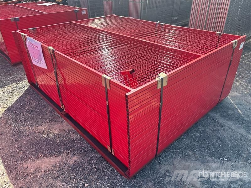  Quantity of (30) Canex 8 ft x 6 ft Powder Coated T Andre komponenter