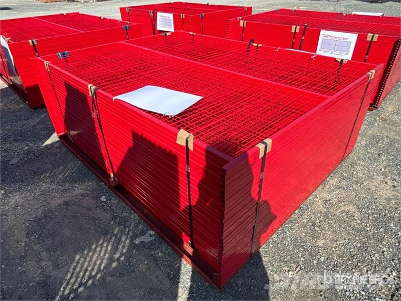  Quantity of (30) Canex 8 ft x 6 ft Powder Coated T Andre komponenter