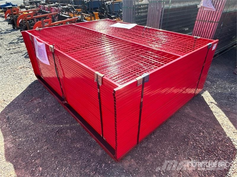  Quantity of (30) Canex 8 ft x 6 ft Powder Coated T Andre komponenter