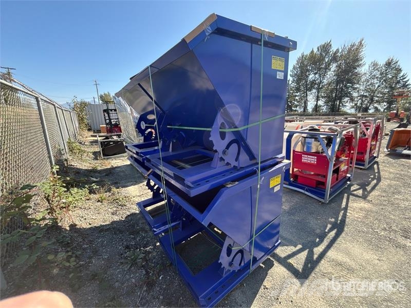  Quantity of (4)  Suihe N-1CY-4 1 cyd Self-Dumping  Контейнери та завантажувальні ковші