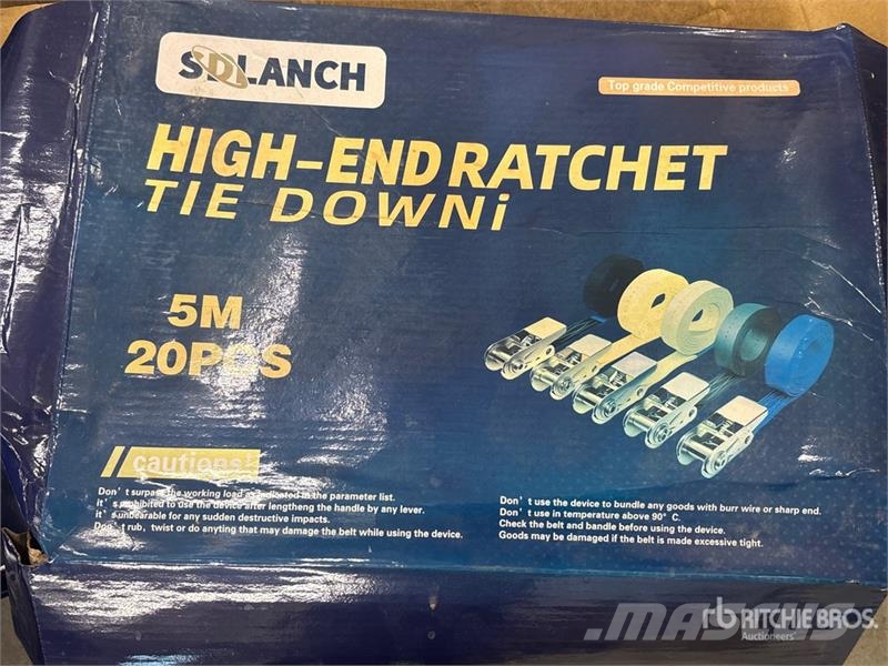  Quantity of (40)  SDLanch Ratchet Straps (Unused) Drugi deli
