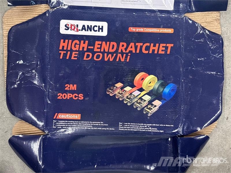  Quantity of (40)  SDLanch 2m Ratchet Straps (Unuse Drugi deli