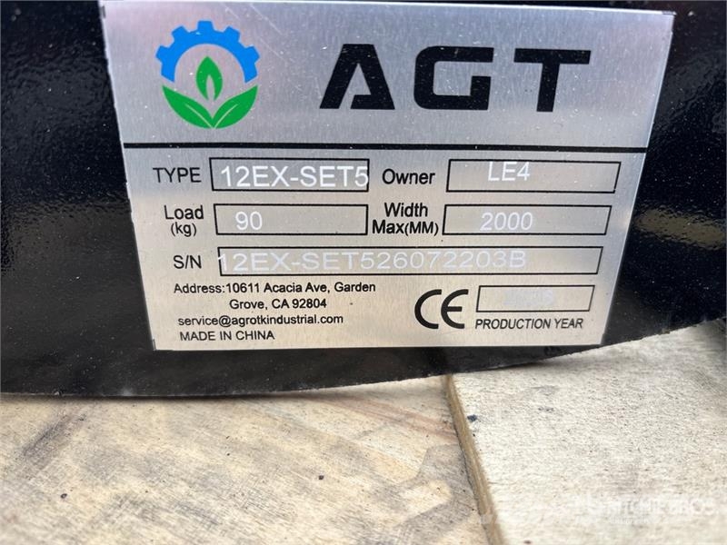 Quantity of (5) AGT 12EX-SET5 Mini Excavator Atta Egyéb alkatrészek