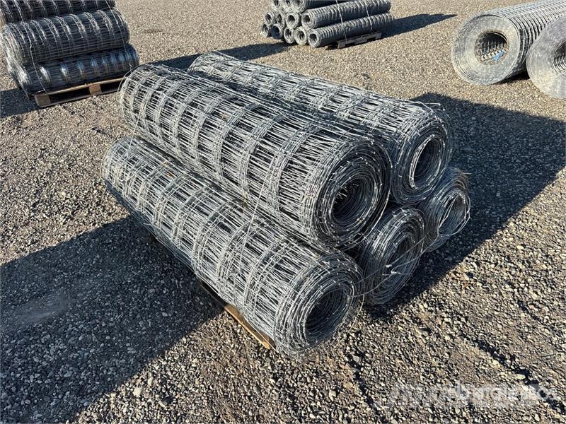  Quantity of (5) x 5 ft Galvanized Rolls of Deer Fe Fencing equipment