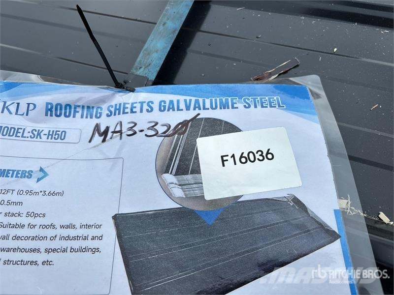 Quantity of (50) SKLP SKH50 Galvalume Steel Sheet Vintsid, telfrid ja materjaliliftid