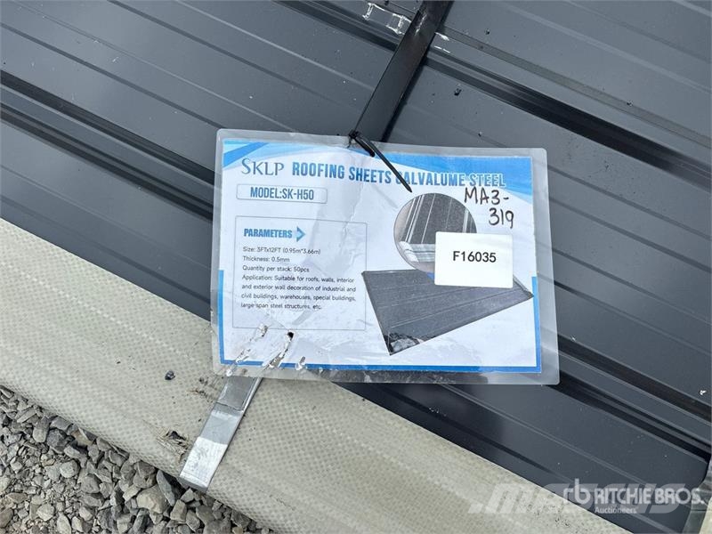 Quantity of (50) SKLP SKH50 Galvalume Steel Sheet Vintsid, telfrid ja materjaliliftid